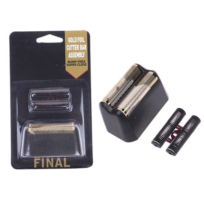 Electric Razor Mesh Cover & Blade Replacement - Black