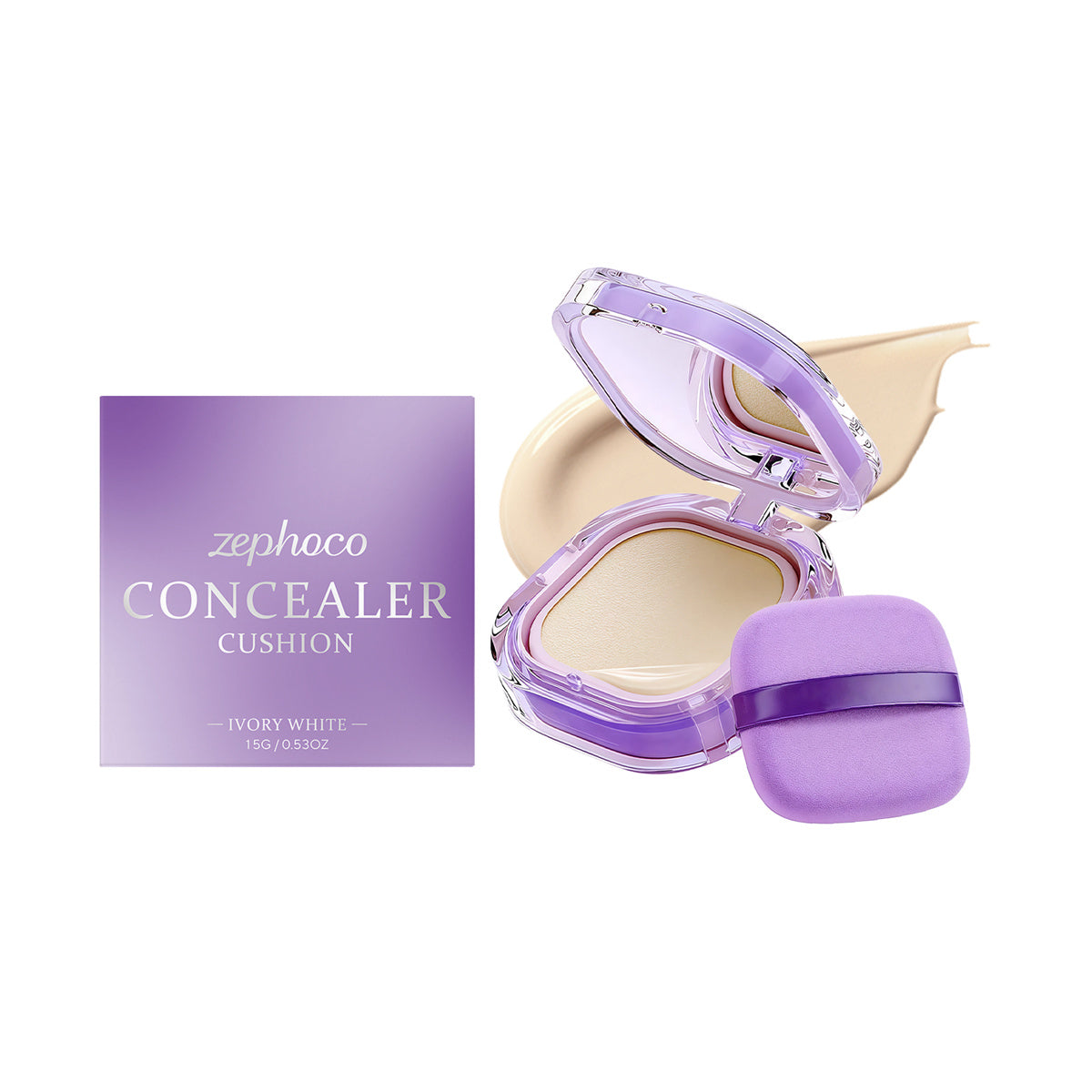 Concealer Cushion Makeup Set with Multiple Color Options - Hydrating Skin Cover
