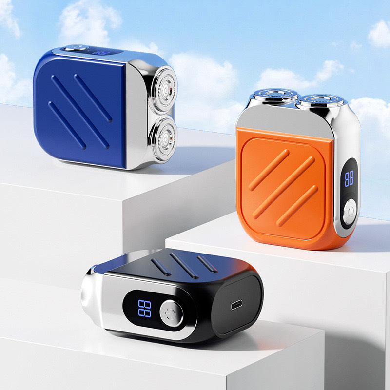 Rechargeable Double-Headed Magnetic Razor for Skin Care - USB Powered, Noise Below 36dB