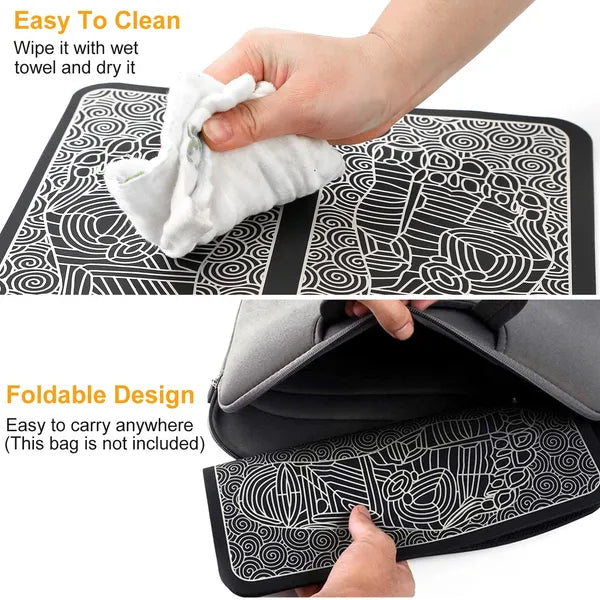 Electric Foot Massager Pad with 6 Modes & 9 Intensity Levels