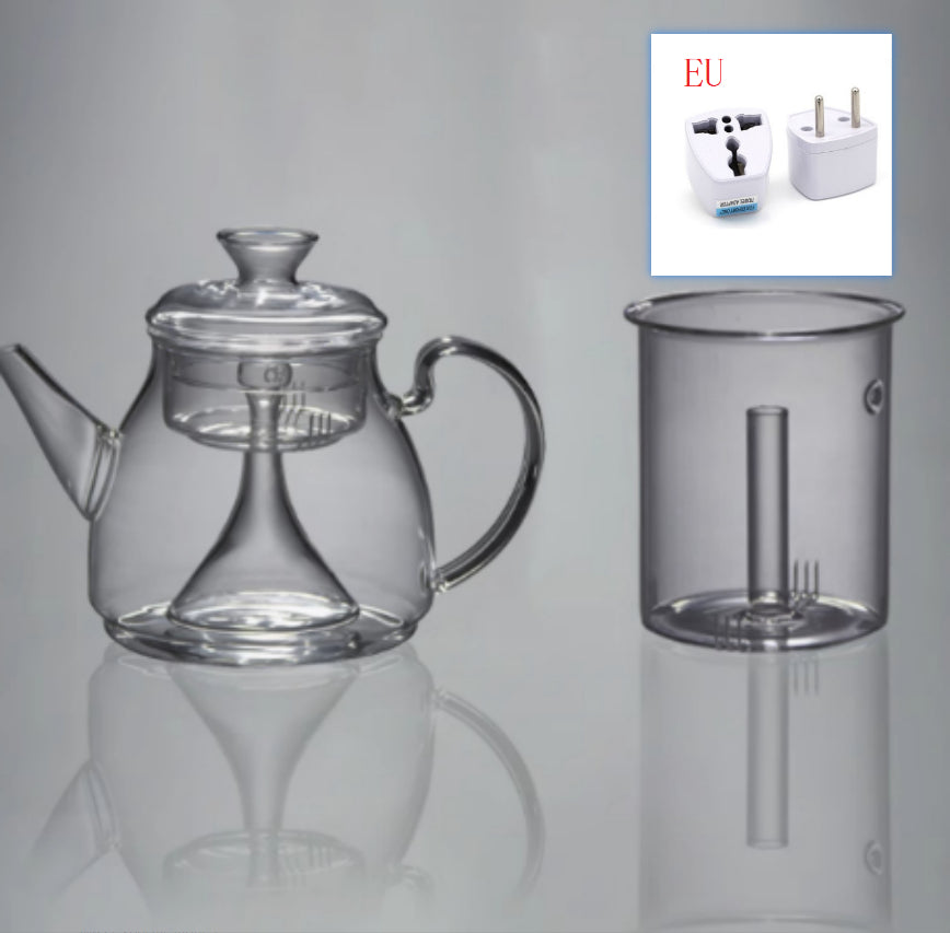 Large Capacity Glass Steam Teapot for Home Brewing - 1.5L
