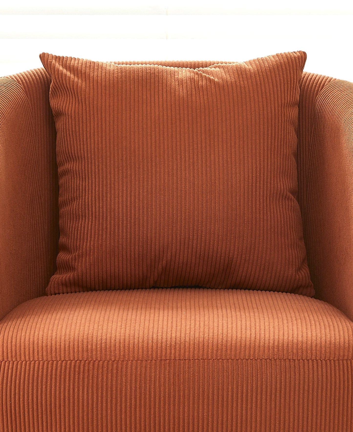 Velvet Accent Chair With Pillow, Modern Upholstered Armchair Metal