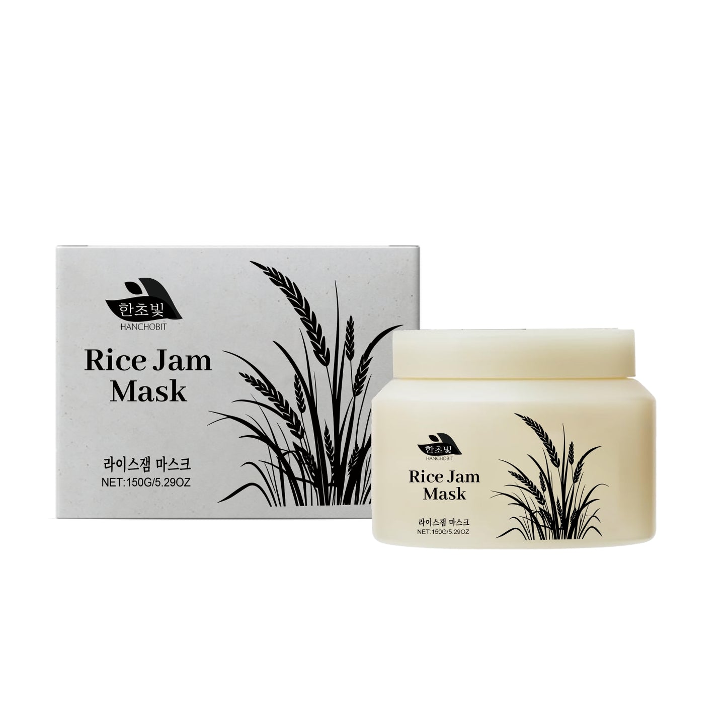 Rice Extract Hydrating Face Mask - Rejuvenating Skin Care 150g