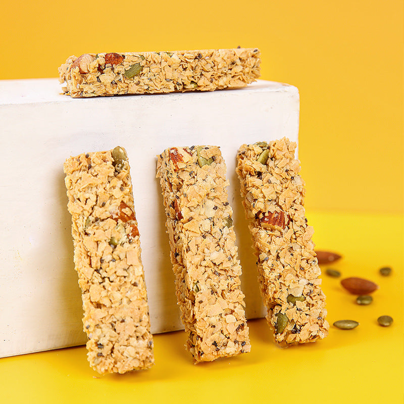 Sugar-Free Chia Nut Oat Bars – High-Protein Snack