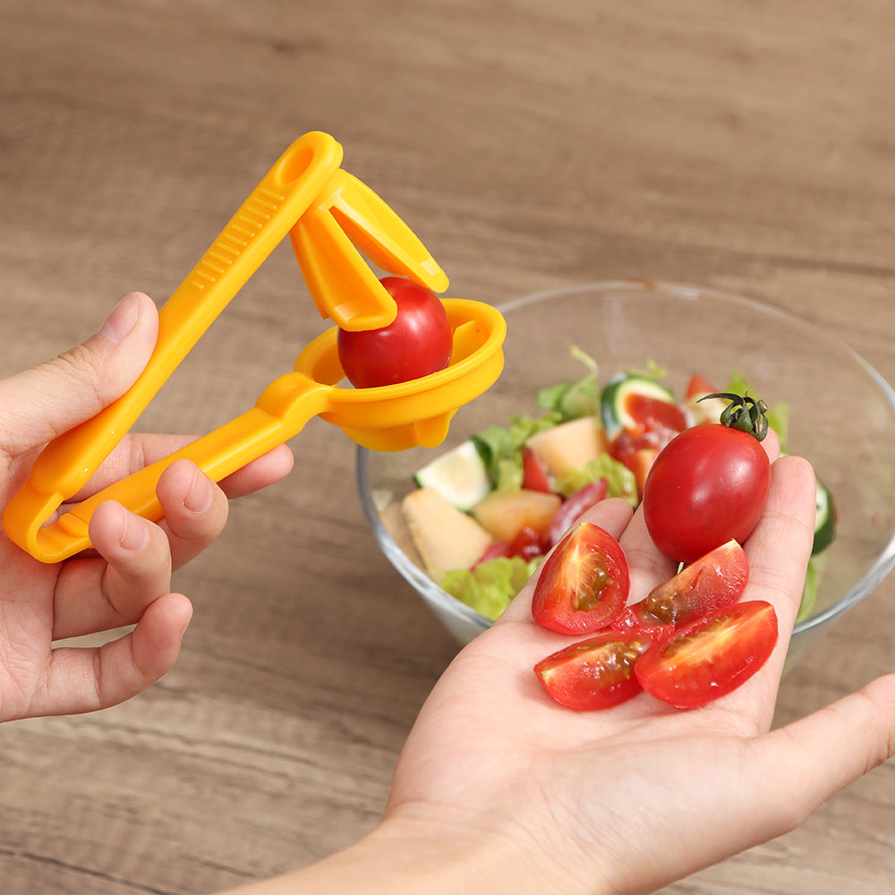 Tomato Slicer Cutter - Fruit & Vegetable Dicing Tool for Kitchen