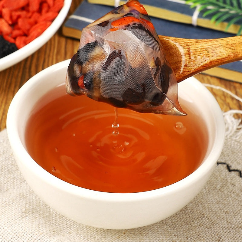 Solid Ginseng Five Treasure Tea - Herbal Wellness Tea Supplement