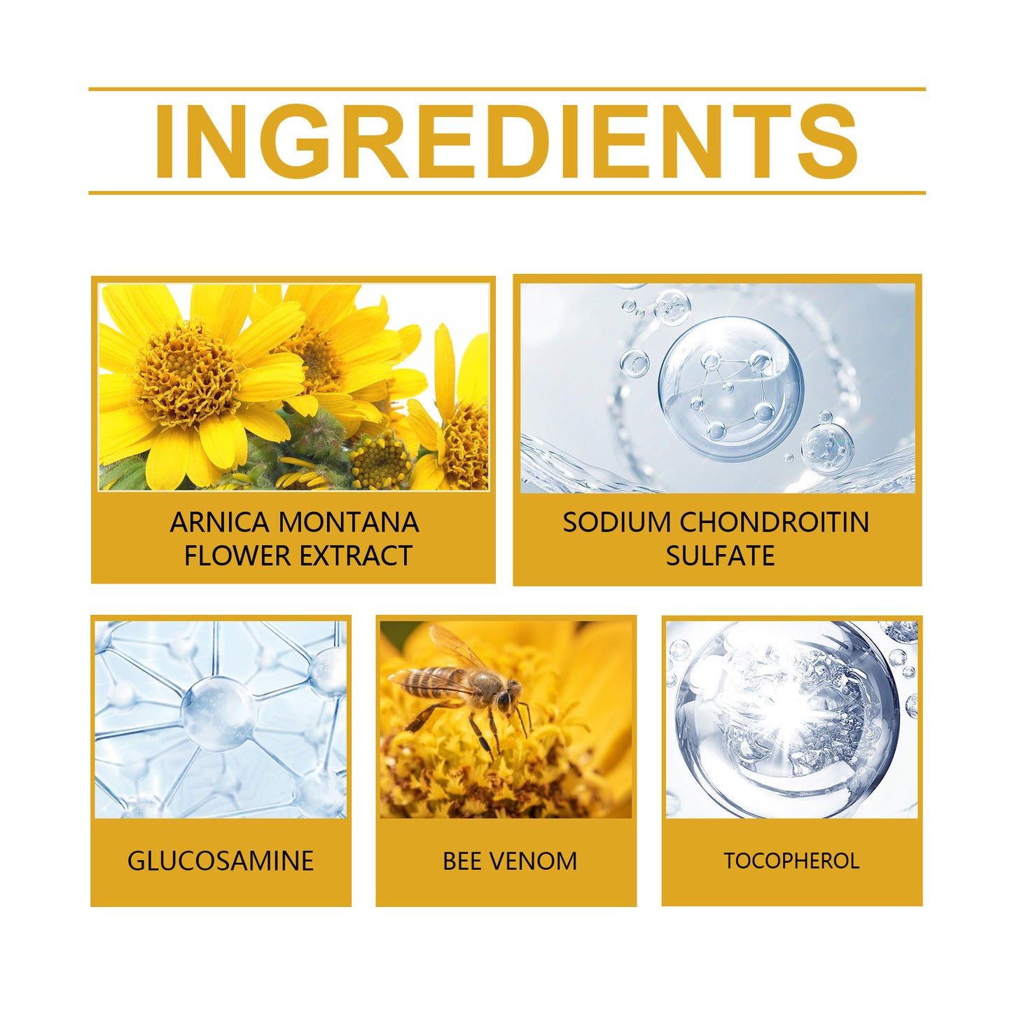Bee Venom Joint & Body Massage Cream - Deep Soothing Skin Care Balm