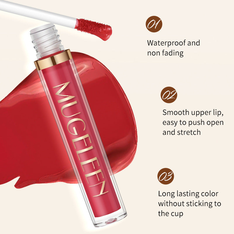 6-Piece Velvet Matte Liquid Lipstick Set - Long-Lasting Waterproof Lip Color