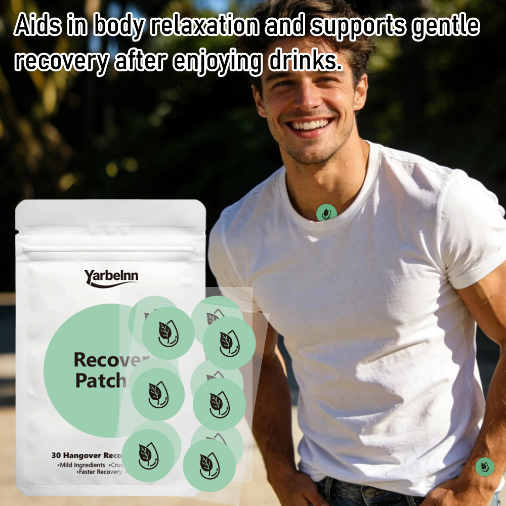 Hangover Relief Patches 30pcs - Natural Plant Extract Body Care Patches