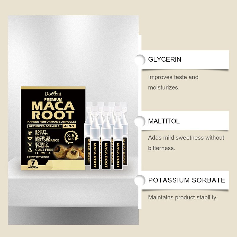 Maca Drops - 7 Clean Ampoules