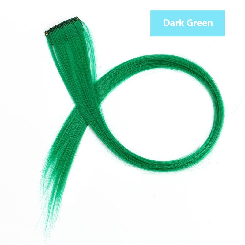 Colorful Hair Weave Extension Set - Multiple Shades, Non-Mainstream Style