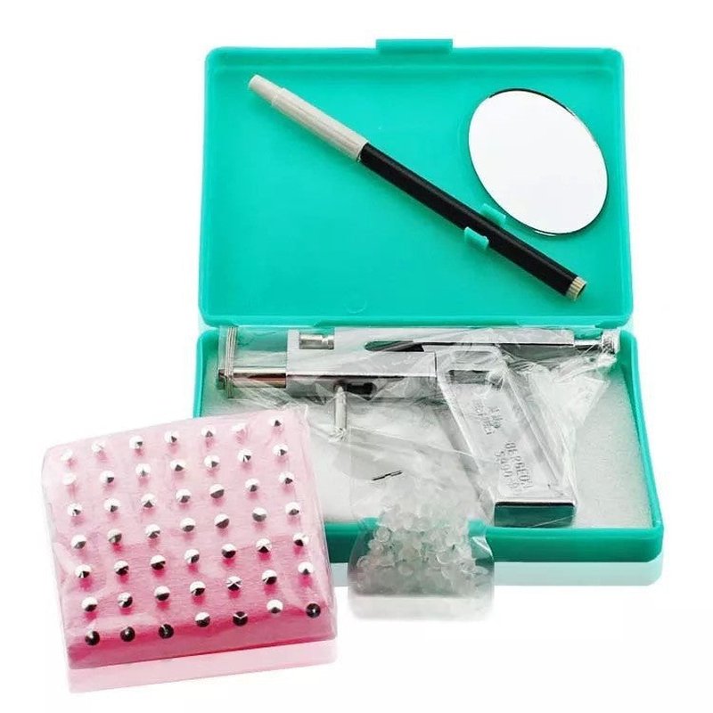 Ear Piercing Tool Set with Studs & Gun