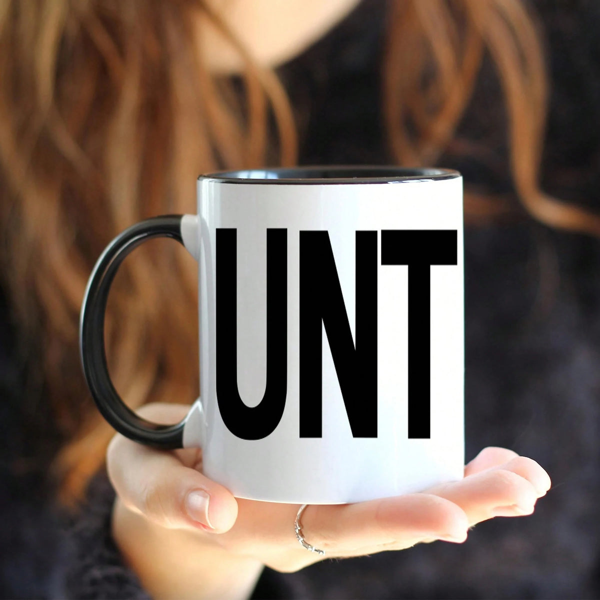 Creative Letter-Printed Ceramic Mug - 301-400ml Drinkware