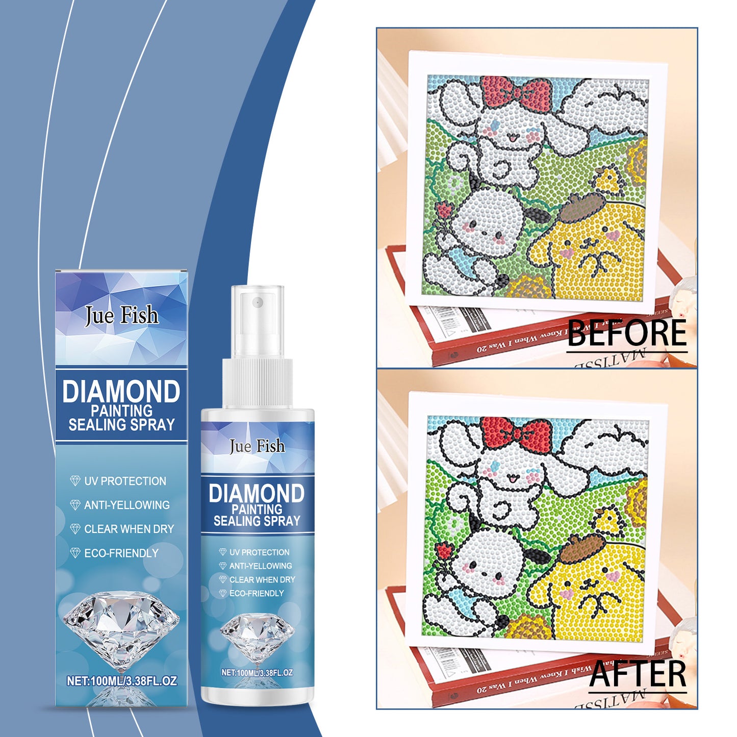 Diamond Painting Seal Spray - 100ml for Art & Craft Protection