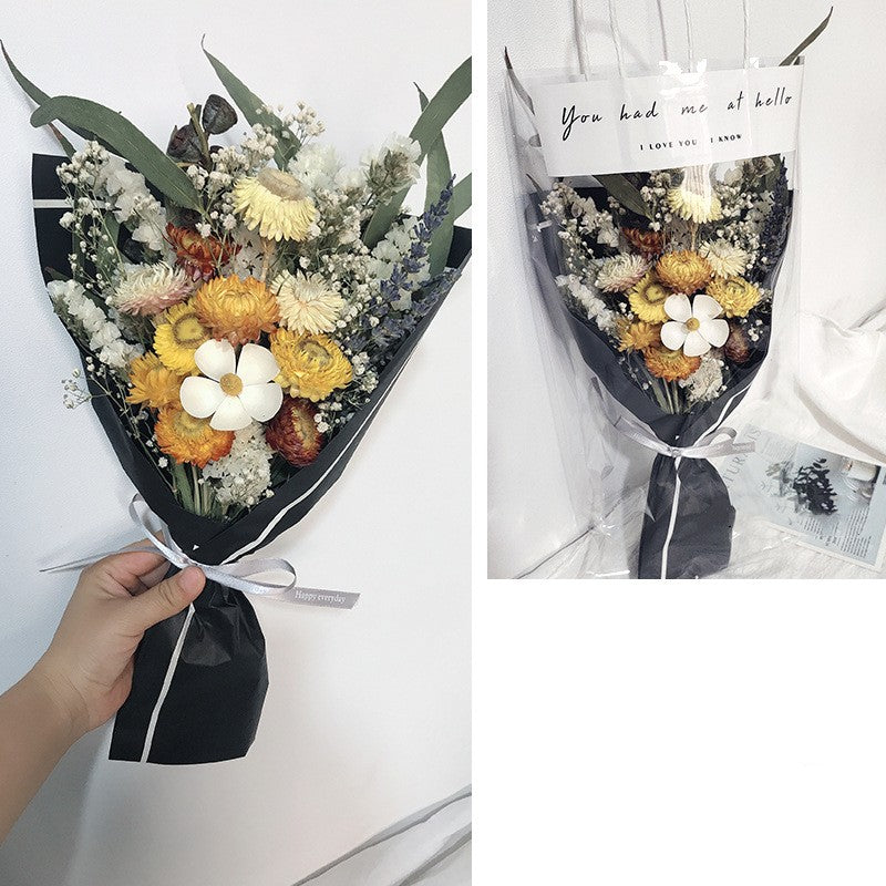 Festive Flower Bouquet with Fireworks Hand Decoration - Multiple Styles