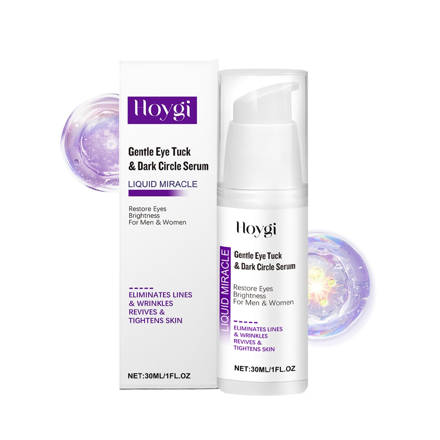 Hydrating Eye Serum with Niacinamide & Hyaluronic Acid for Fine Lines - 30ml