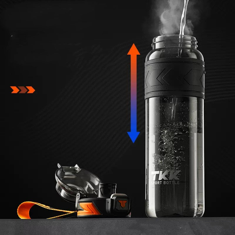 Large Capacity Sports Water Bottle with Straw - 600ml, 800ml, 1000ml