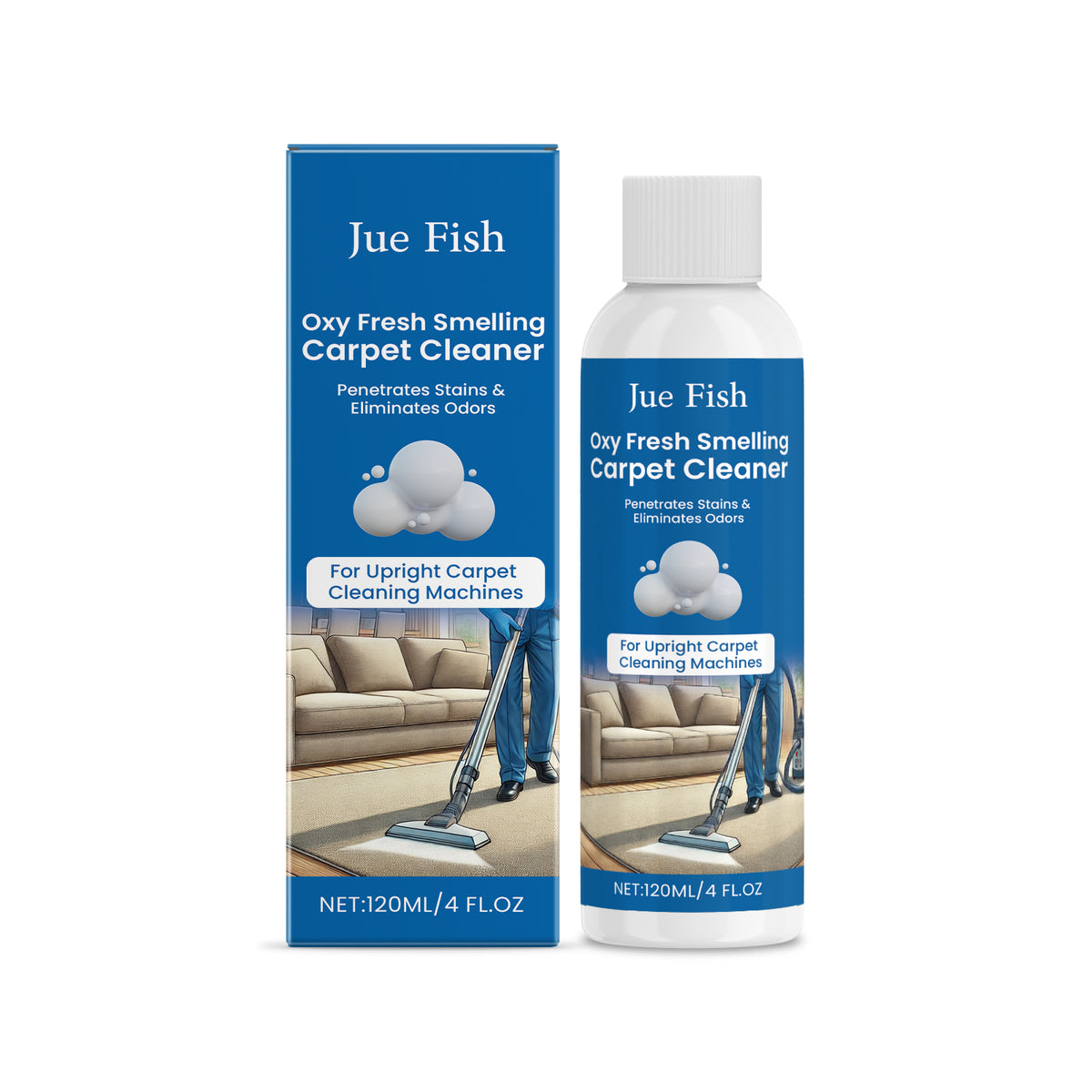 Carpet Cleaner 120ml Box - Household Cleaning Solution