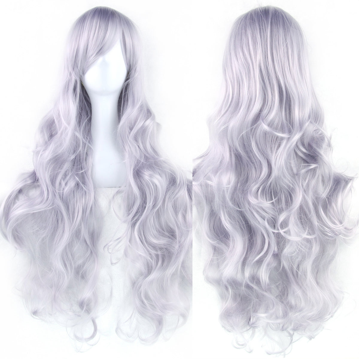 Colorful Cosplay Wig with High-Temperature Fiber, Long Curly Style