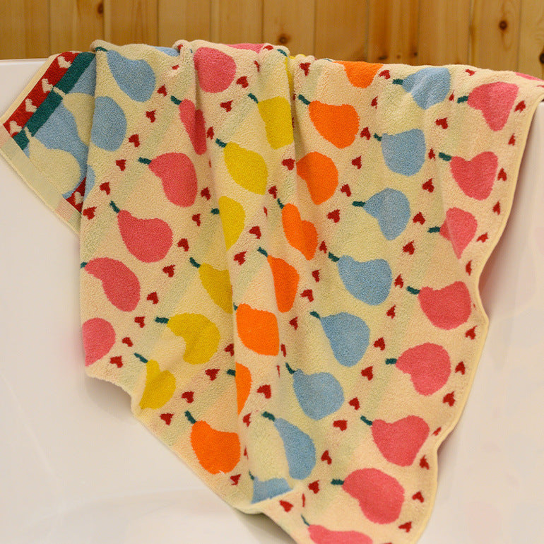 Cotton Bath Wrap Towel - Absorbent Household Spa Size & Color Options