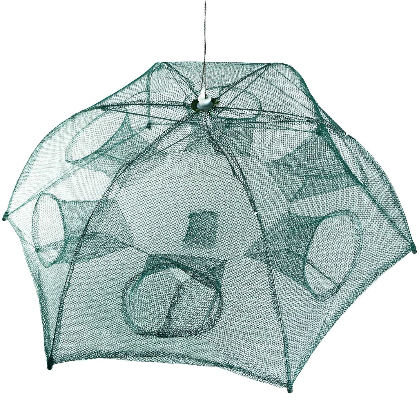 Portable Fishing Trap Net - Foldable Bait Catcher for Shrimp, Crab, Minnow