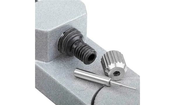 Adjustable Watch Band Link Remover Tool Kit with Spare Pins - Silver