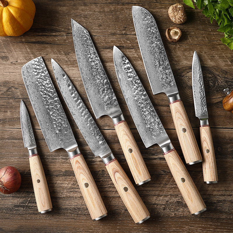 Damascus Steel Kitchen Knife Set - Multiple Styles Available