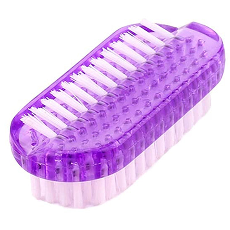 Multicolor Nail Art Cleaning Brush - Plastic Nail Tool for Nail Care