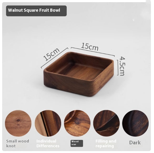 Solid Wood Fruit Bowl for Kitchen Storage - House & Garden