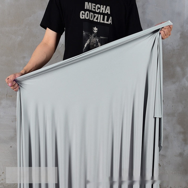 Breathable 75D Ice Silk Fabric for Yoga & Dance Pants - Gray
