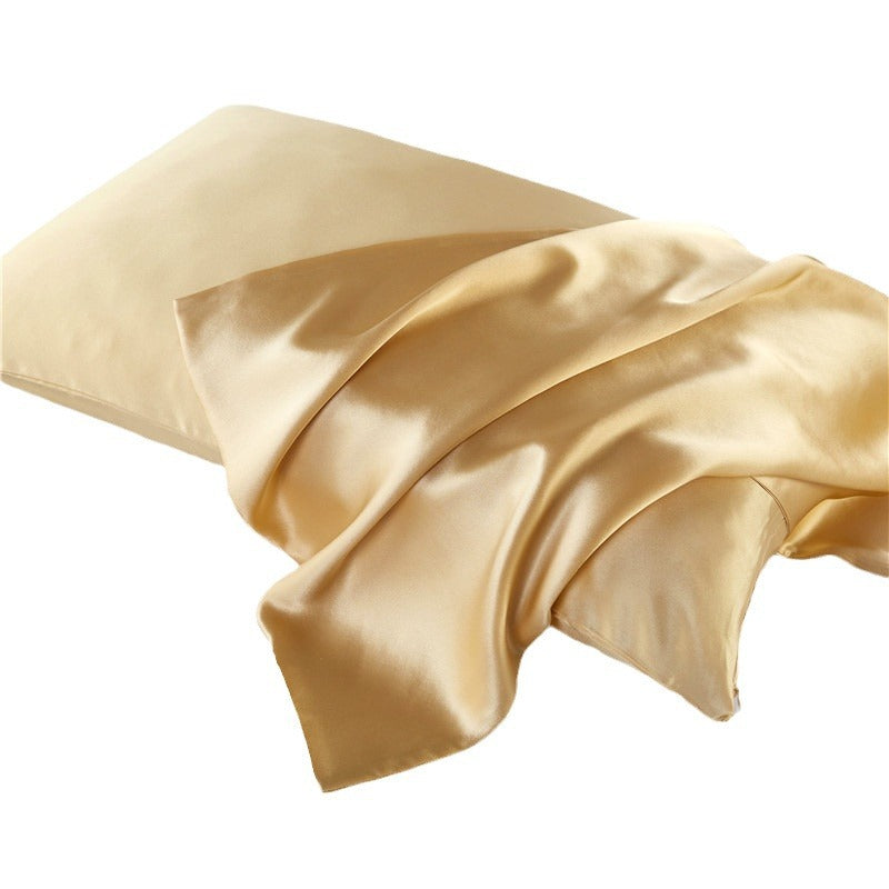 Silk Zipper Pillowcase - Breathable, Absorbent, Modern Home Textile
