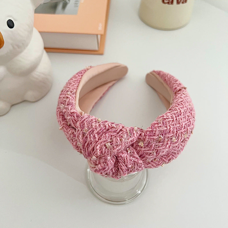 Korean Style Woolen Knotted Headband