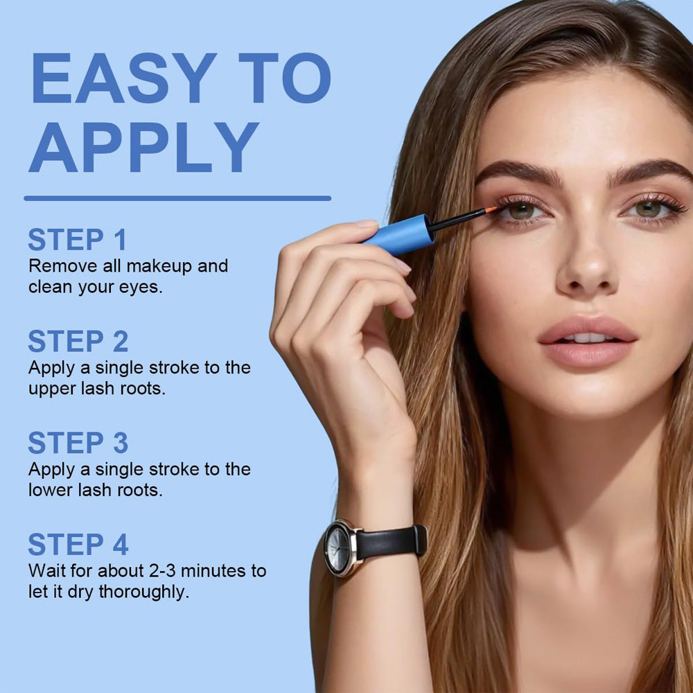 Peptide Eyelash Growth Serum - Lash & Brow Enhancer for Thicker Longer Lashes