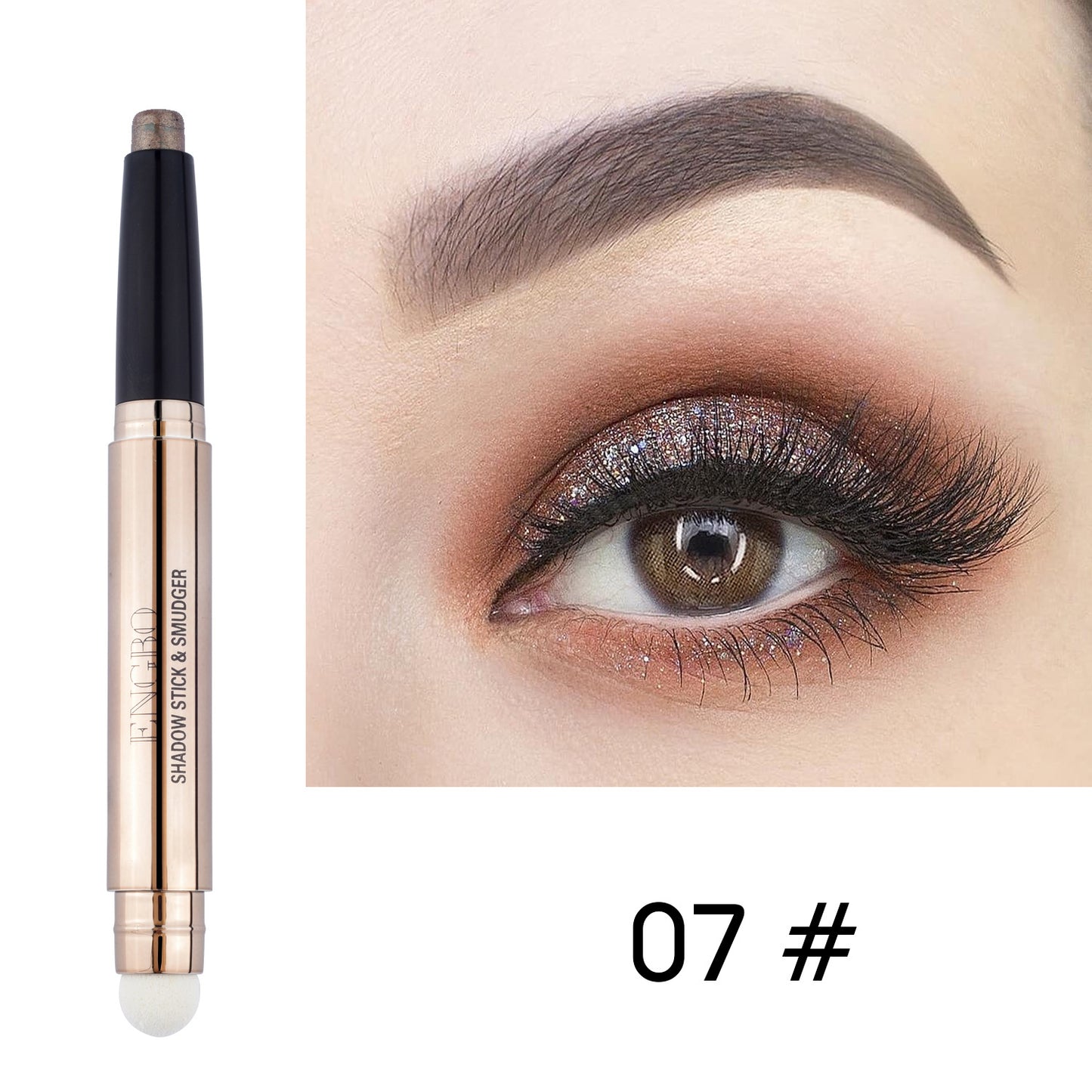 Monochrome Eye Shadow Pen Set - Double Headed Makeup Tool for Eyes