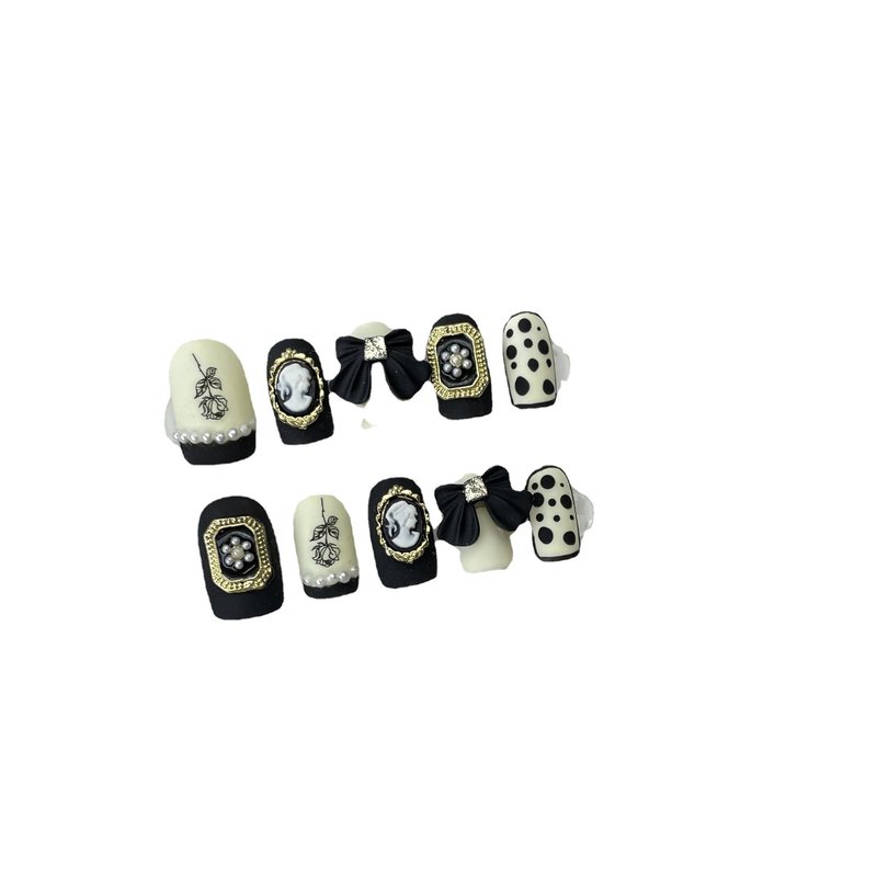 Handmade Nail Art Kit with Glue, File & Tools