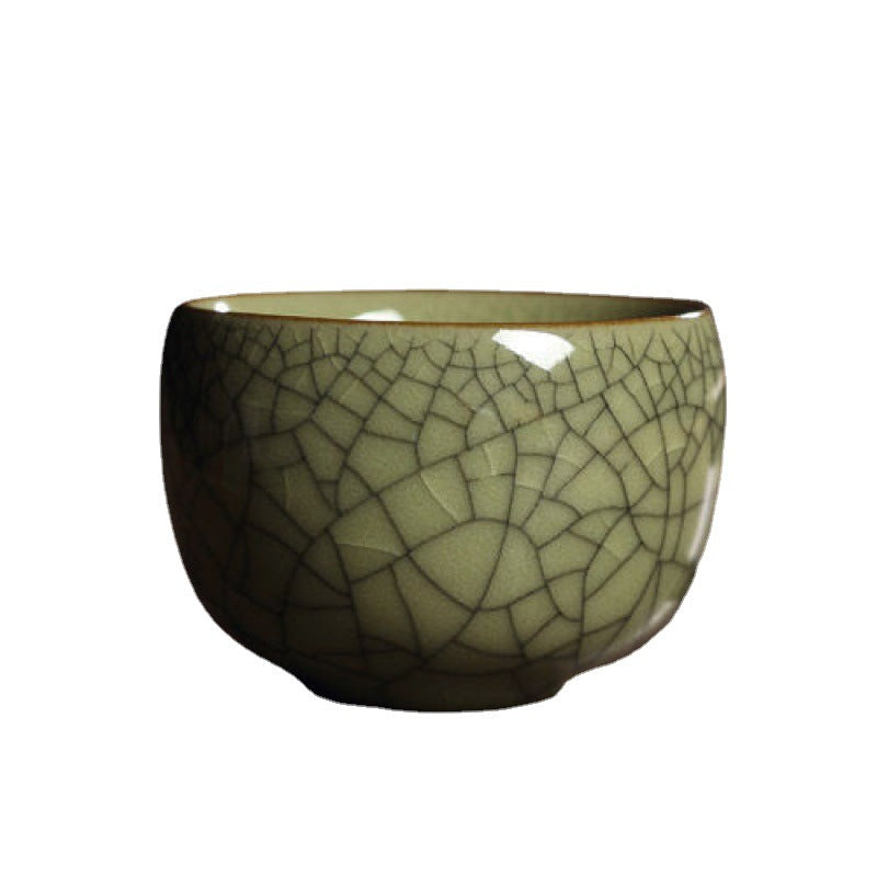 Ceramic Tea Cup Set with Ge Kiln Glaze - Kung Fu Tea Ceremony Accessories