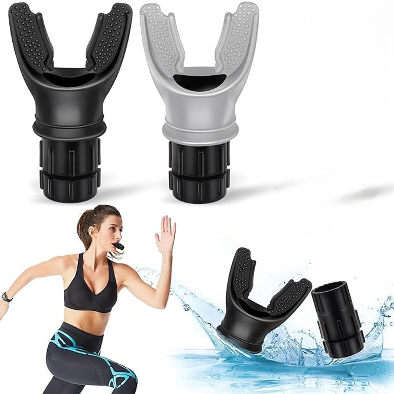 Breathing Exercise Device for Lung Capacity Training - Adjustable Resistance