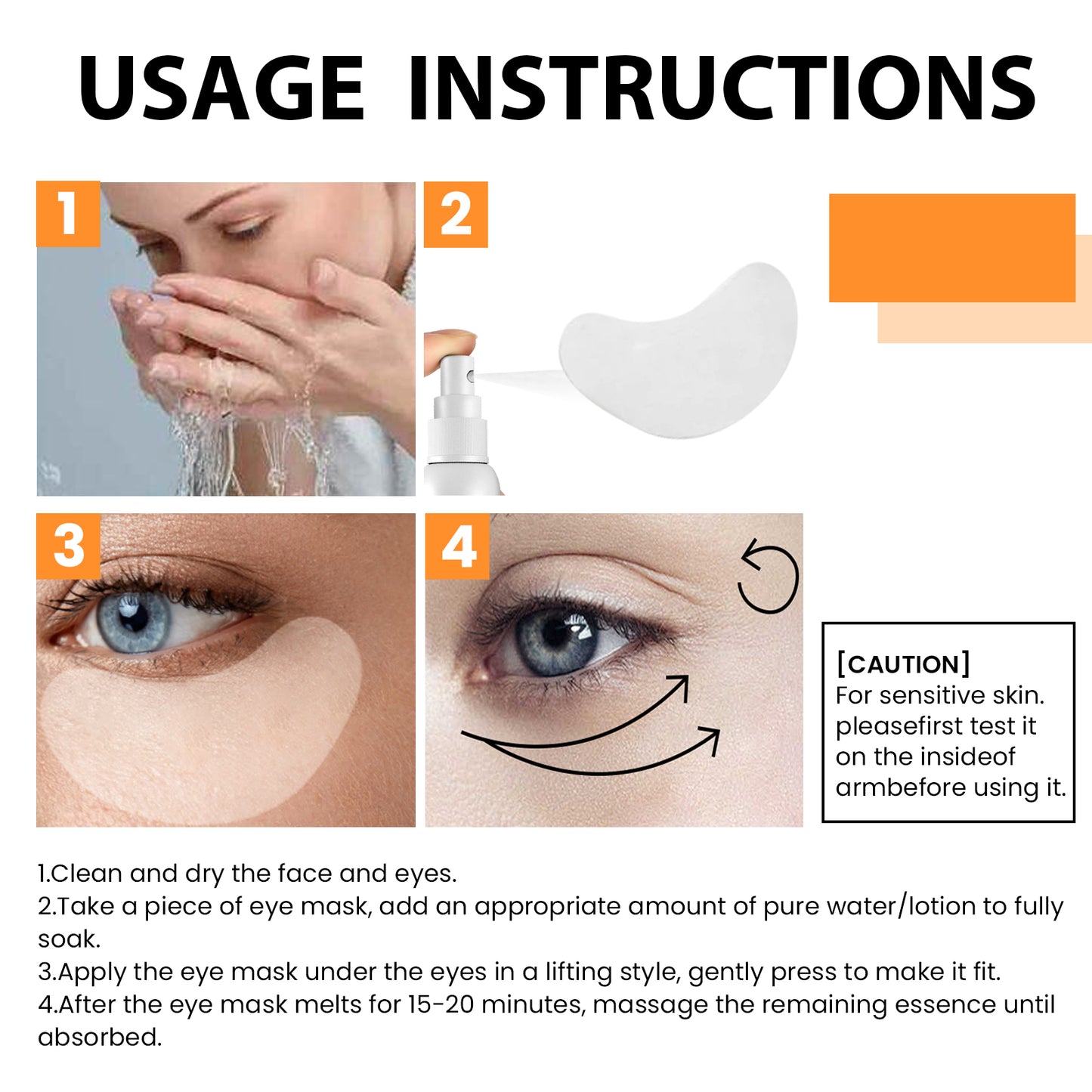 Soluble Collagen Film Mask - Anti-Wrinkle Moisturizing Facial Treatment