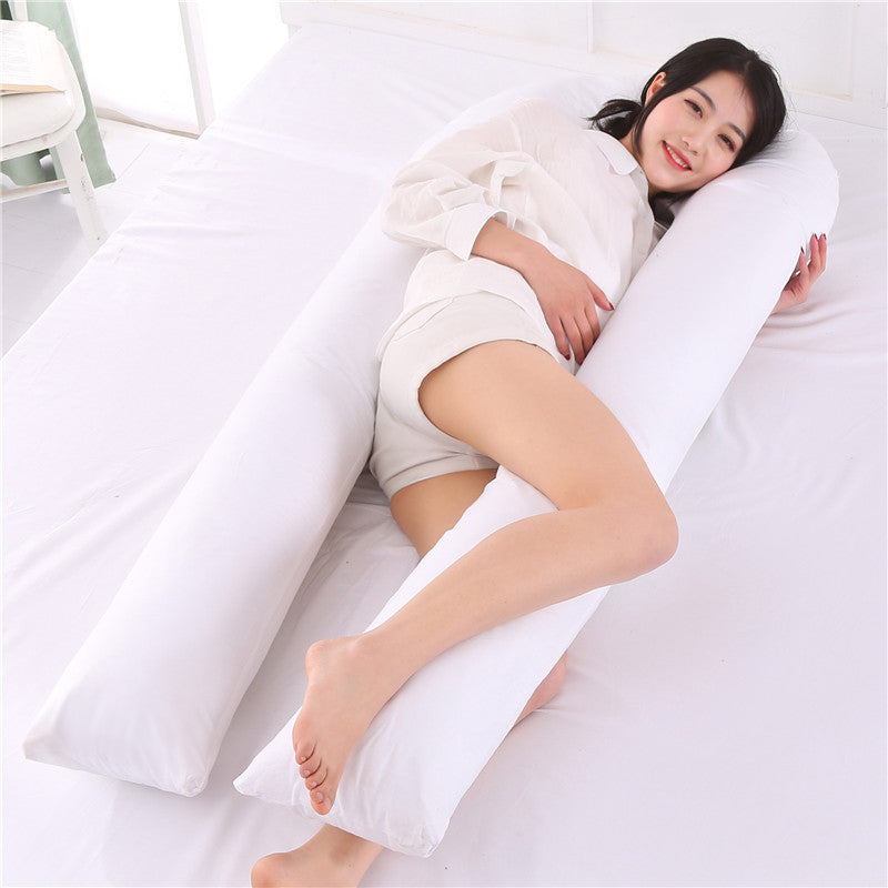 Large U-Shaped Side Sleeping Pillow for Waist Support - 80x160cm