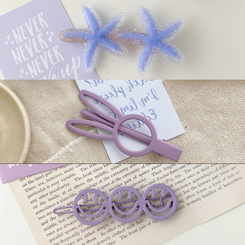 Purple Hairpin Set - 5 Pieces