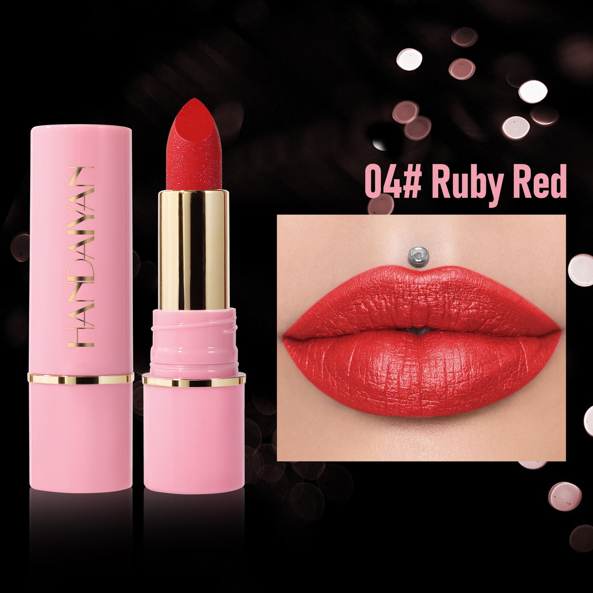 Pearlescent Lipstick Set 8 Colors Moisturizing Waterproof Lip Color