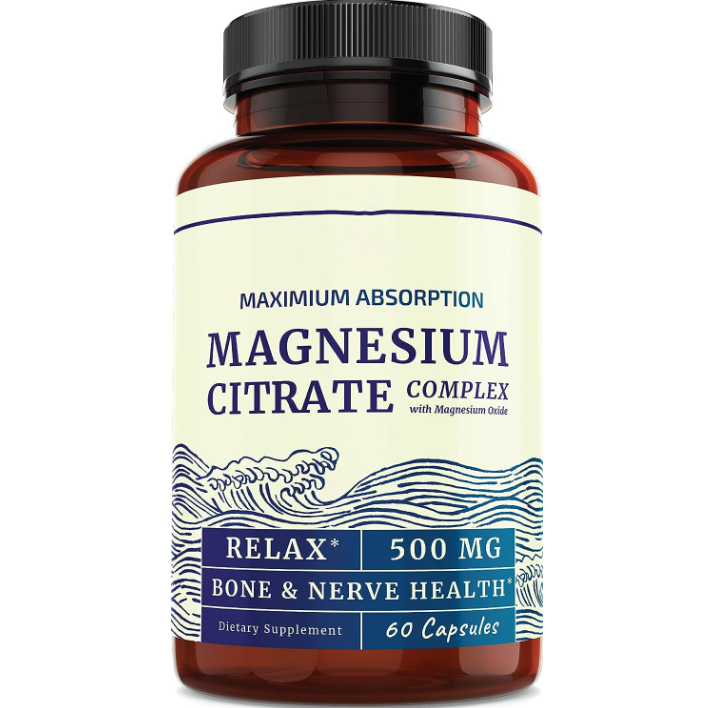Magnesium Citrate Capsules 60 Tablets