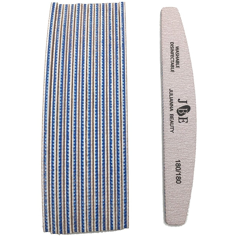 Grit Gel Nail File Set for Nail Art & Manicure - 10 Pcs
