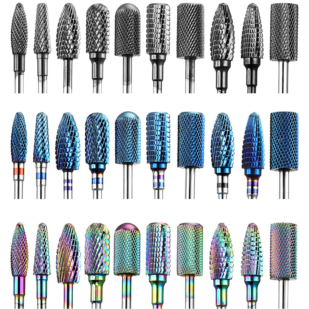 Tungsten Steel Electric Nail Drill Grinding Head Accessory