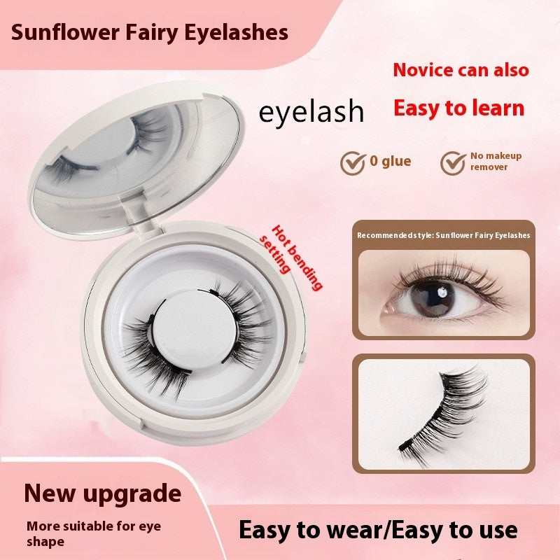 Magnetic False Eyelashes - Natural Mink Lash Set with Applicator Tool