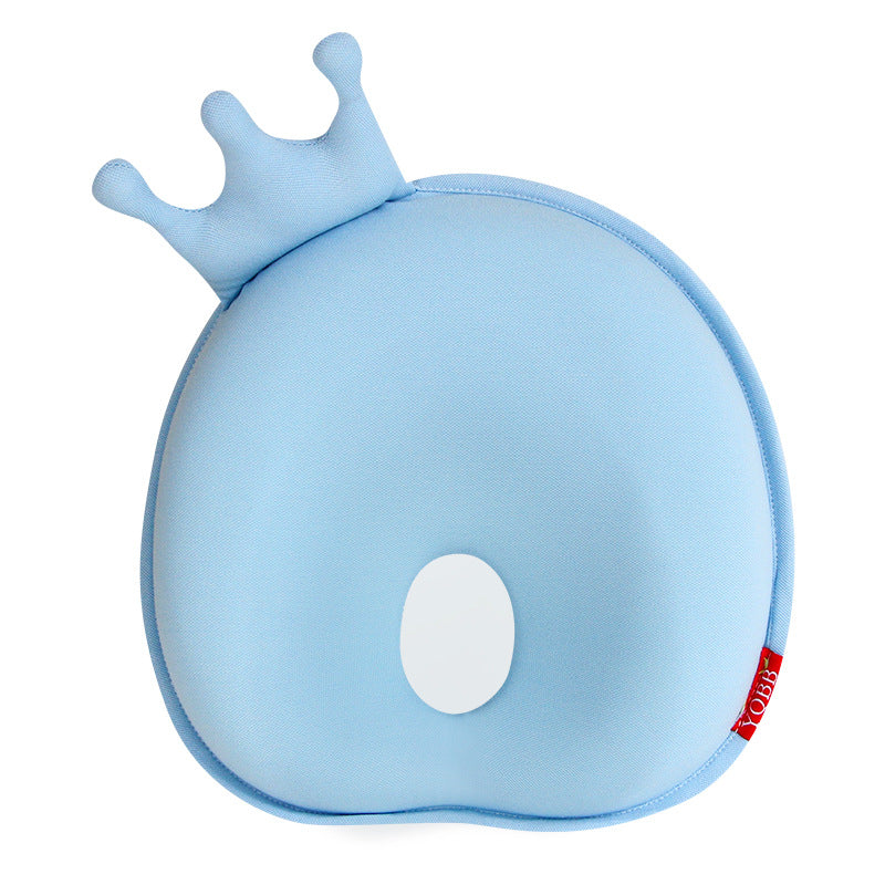 Baby Slow Rebound Styling Pillow - Newborn Support Cotton Cushion - Blue