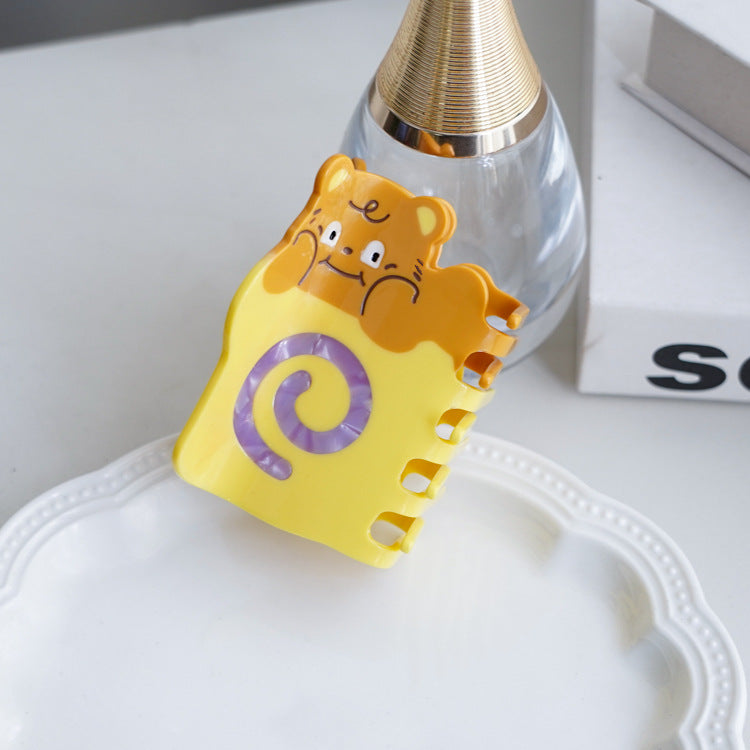 Cute Animal Acetate Hairpin - Handmade