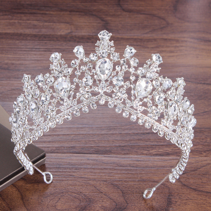 Bridal Crown Headdress with Necklace & Earrings Set