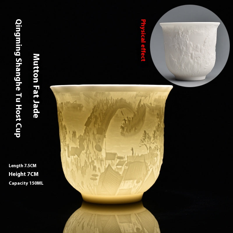 Ceramic Tea Cup Set for Household, Kitchen & Tea Drinking - Multiple Variants