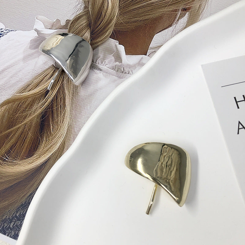 Metal Ponytail Hair Barrette with Tassel